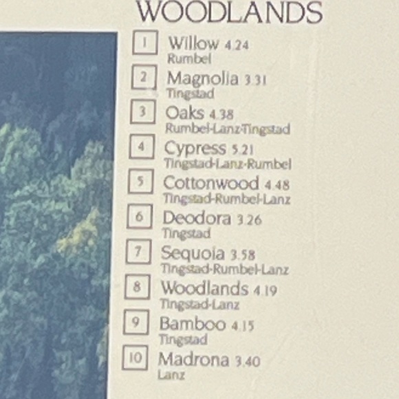Woodlands by Eric Tingstad, Nancy Rumbel, David Lanz CD like new - Picture 4 of 7